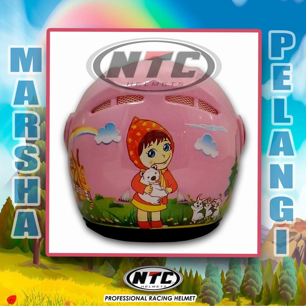 Helm Anak NTC - Marsha And The Bear