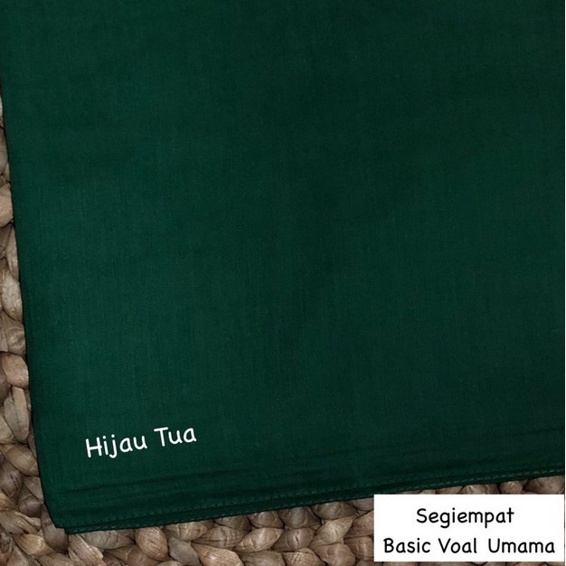 Godiva96 - UMAMA BASIC VOAL HIJAB / JILBAB MEDAN PART 1-U.BV. Hijau Tua
