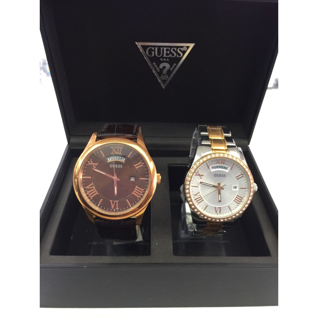 JAM TANGAN COUPLE GUESS W0748P1 ORIGINAL