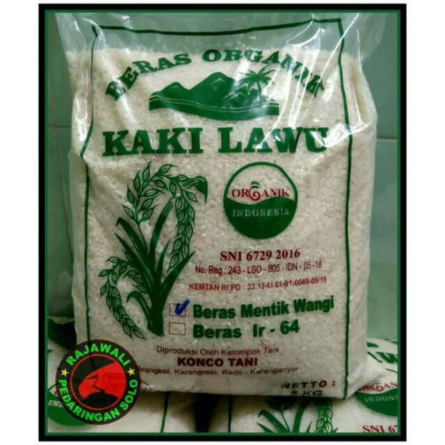 

Beras organik mentik wangi 5 kg