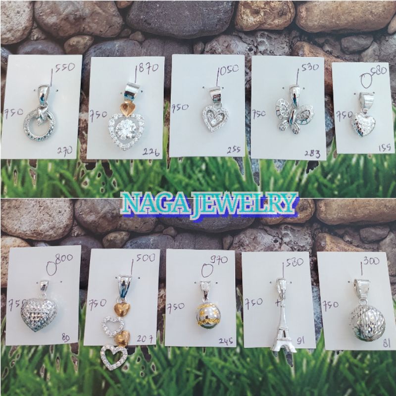 LIONTIN PUTIH EMAS TUA KADAR 750