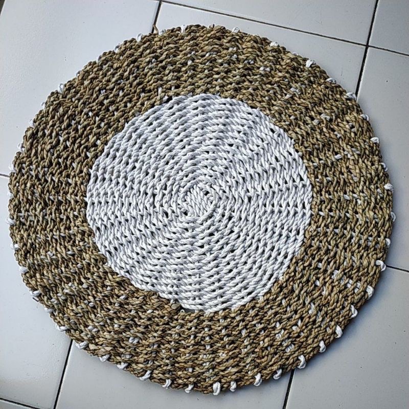 Taplak meja Seagrass natural 50cm