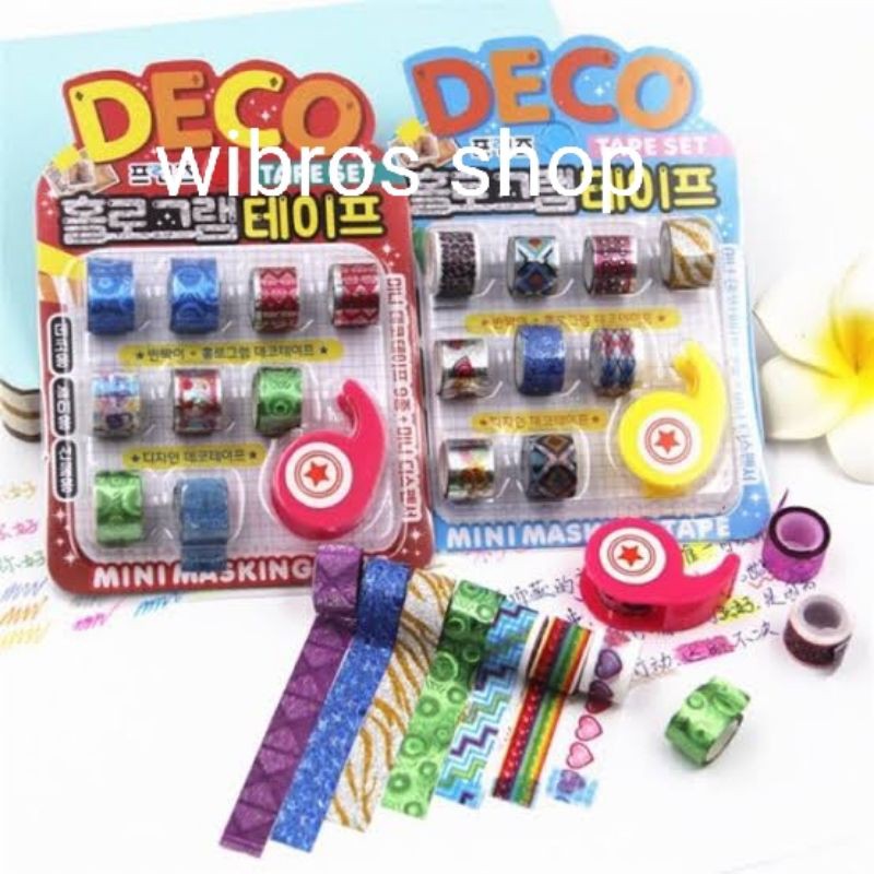 

Isolasi solatip Deco tape set mini dispenser