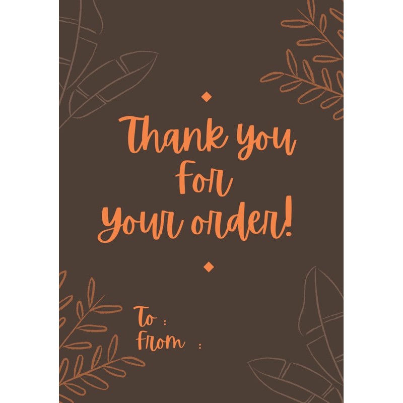 

hang tag thank you / tag buat jualan