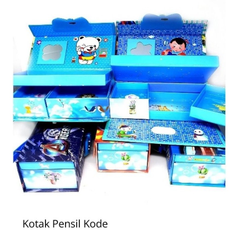 

Kotak Pensil Kode HOLOGRAM 3D Cermin