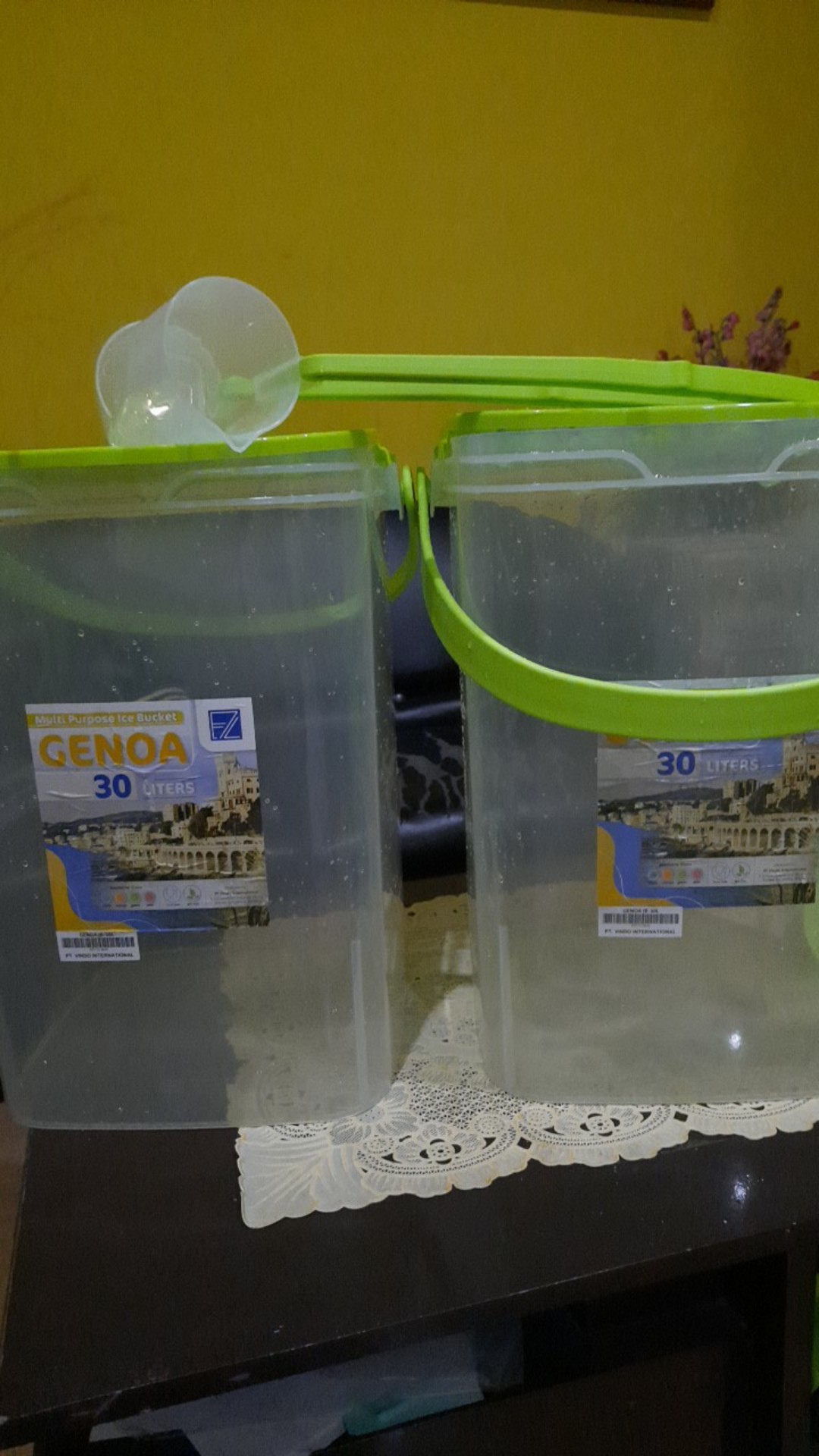 Toples Gayung Genoa 30 Liter / Toples Es Buah Aquarium Es Kelapa