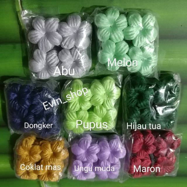 Kelopak Bunga Melati Bahan Tebal/100 lembar