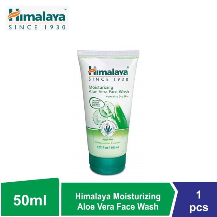 Himalaya Moisturizing Aloe Vera Face Wash 50 ml