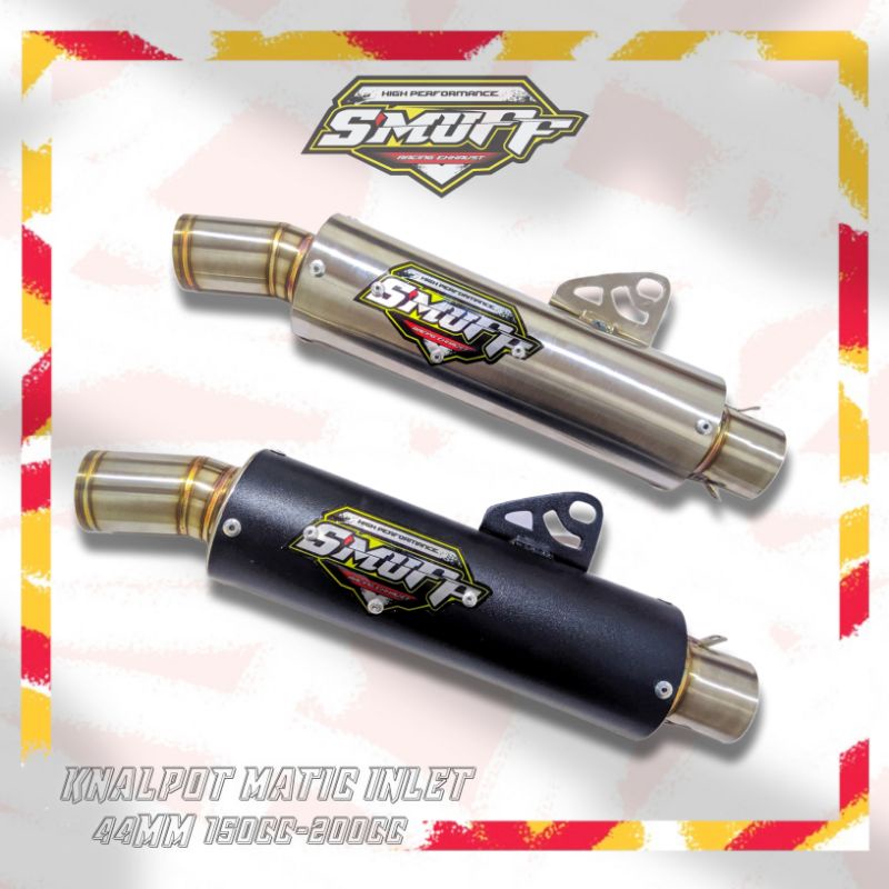 silincer knalpot inlet 45 kompetisi original smuff racingexhaust.