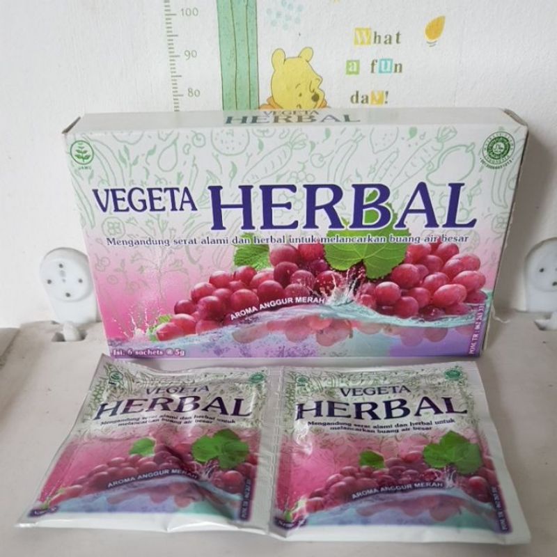 

VEGETA HERBAL melancarkan BAB per sachet