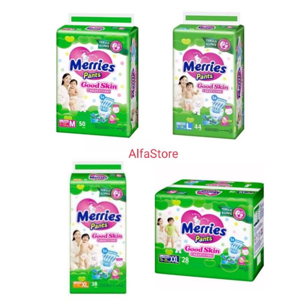 MERRIES PANTS GOOD SKIN POPOK MURAH M50/M50+4/L44/L44+4/XL38/XL38+4/XXL28