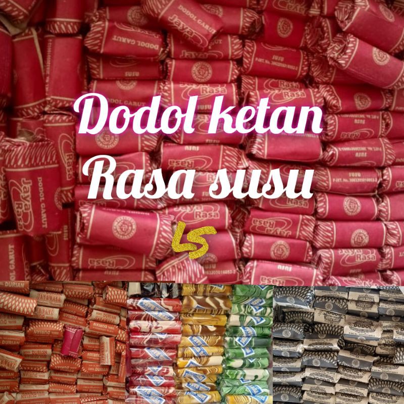 

dodol ketan rasa susu