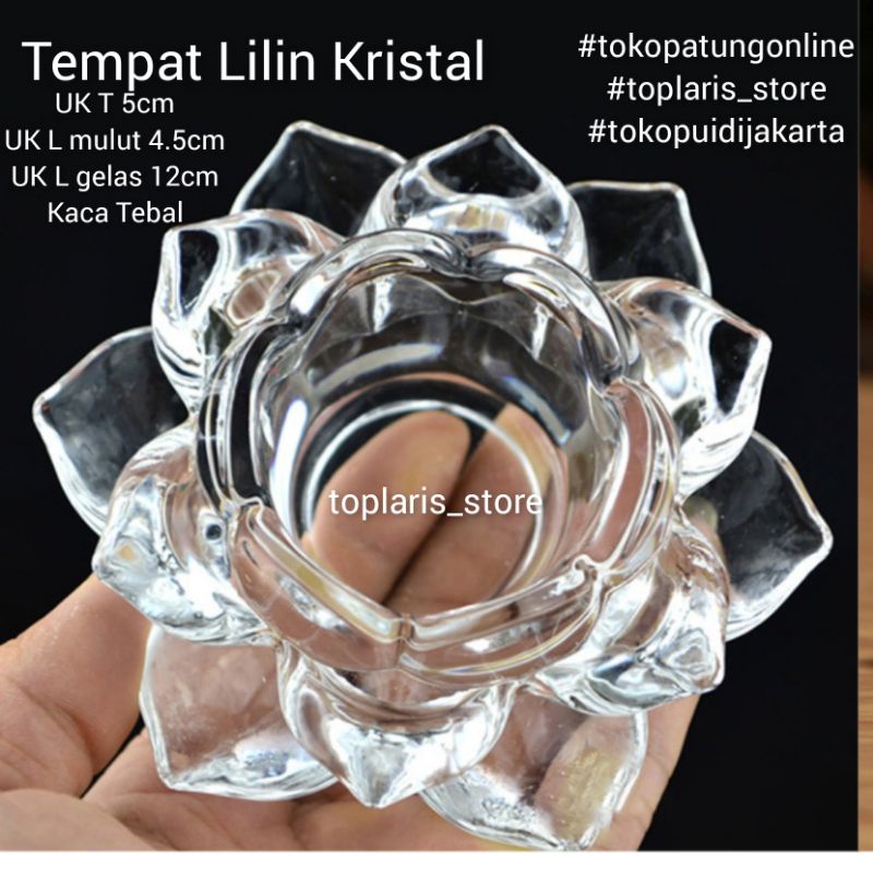 Tempat Lilin Teratai Dhop Tealight PNK001