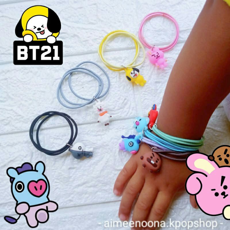 IKAT RAMBUT BT21/GELANG BT21