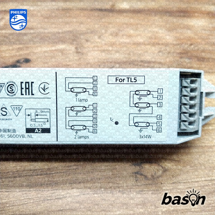 PHILIPS EBCi 1-2 14-28W 220-240V - Ballast Elektronik TL5 14 / 21 / 28 pengganti EBC