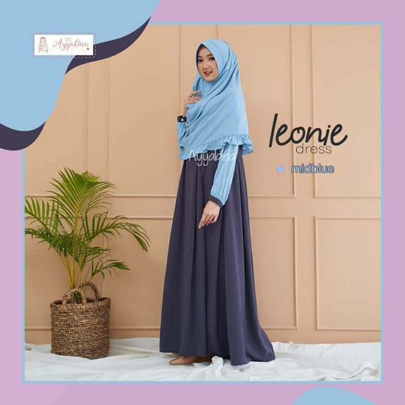 LEONI DRESS MIDBLUE SIZE M BY AYYABINA