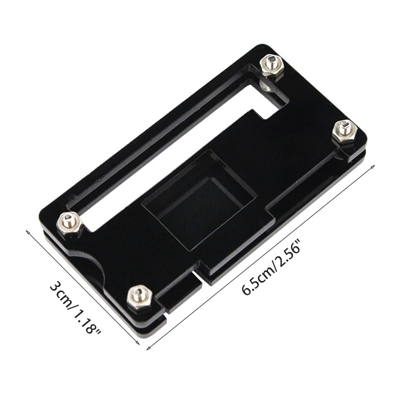 Btsg for Raspberry Pi Zero for W Akrilik Untuk Shell Penghilang Panas Pelindung Untuk Case Dengan Kop 40pin Heat Sink Scr