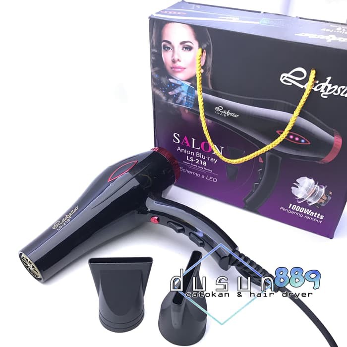 dusun889 - HAIRDRYER SALON LADYSTAR LS 218 1000 WATT HAIR DRYER