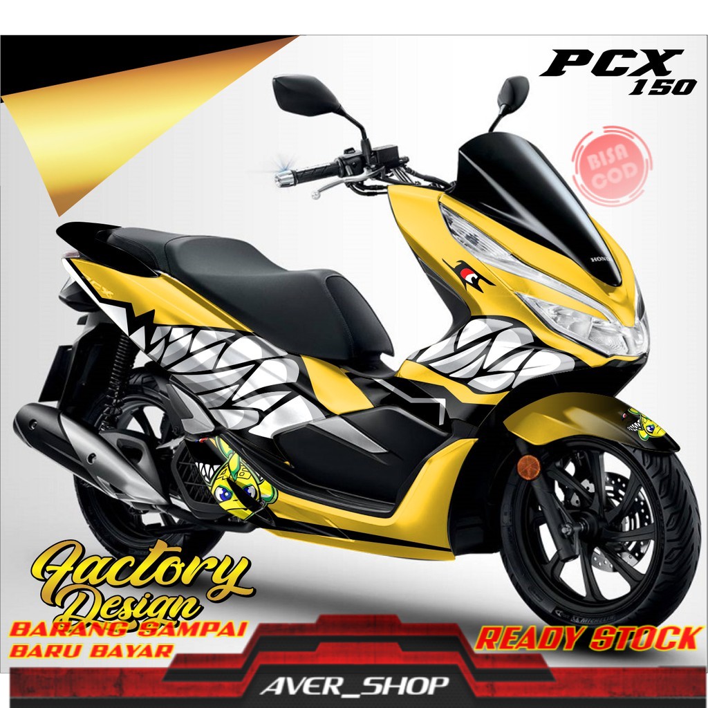 Striping motor pcx full body Decal pcx 150 cc full variasi