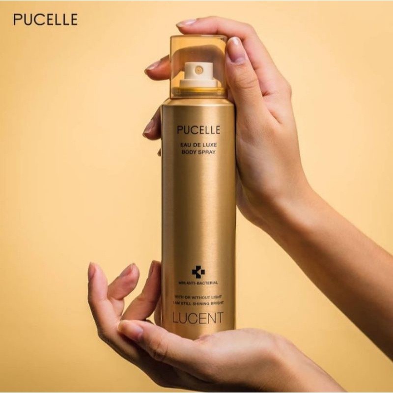 ★ BB ★  PUCELLE Eau De Luxe Body Spray Lucent - 150ml