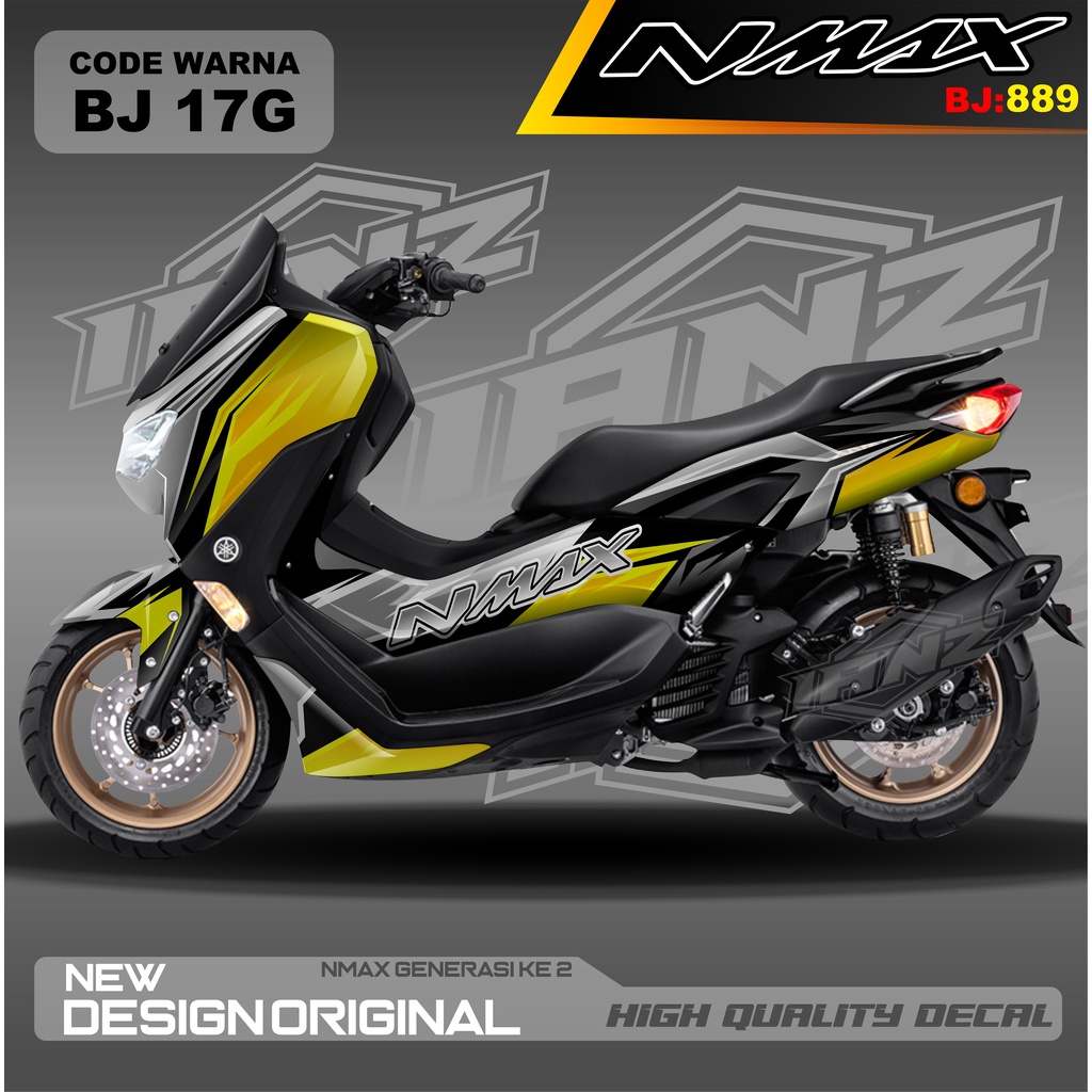 STIKER NEW NMAX FULL BLOK BODI MOTOR / DECAL FULL BODY NMAX / DECAL STIKER FULL BODY NMAX / STIKER DECAL NMAX TERBARU