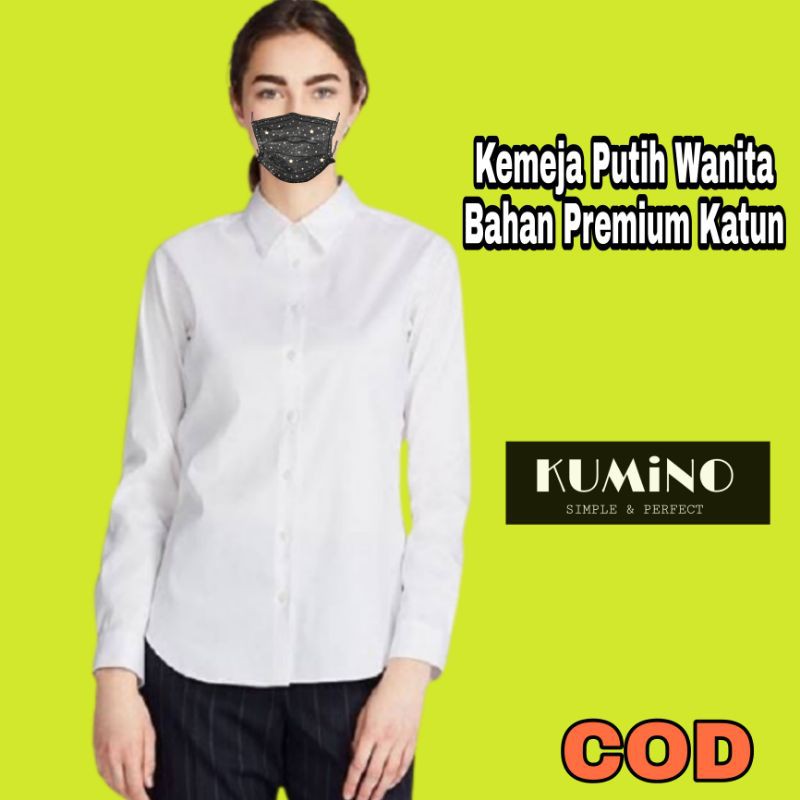 Kemeja Kerja Wanita Kemeja Formal Wanita Baju Putih Wanita Kemeja Putih Wanita Kemeja Wanita Putih
