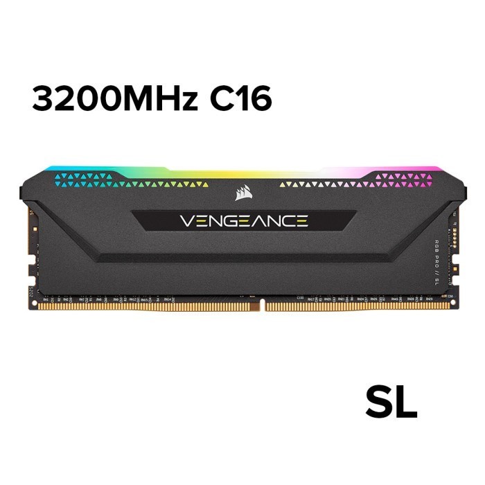 CORSAIR VENGEANCE RGB PRO SL 16GB (2x8GB) 3200MHz C16 CMH16GX4M2Z3200C16