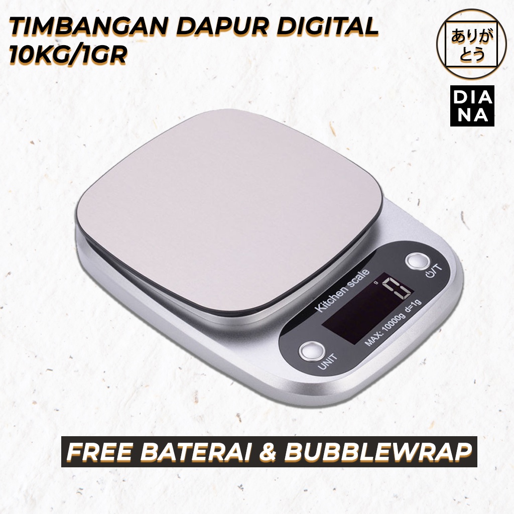 Timbangan Dapur Digital KOPI 10 KG/1 GR Buah Kopi Daging Makanan Kue