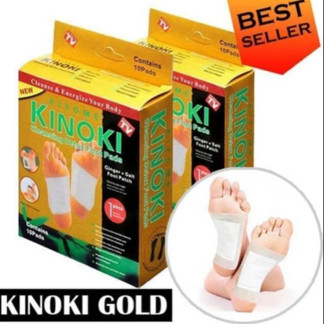 Koyo Kaki Detox Kinoki Gold Emas 