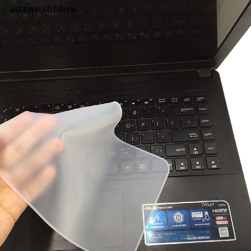 Adawnshbhyu Clear Protector Cover Kulit Keyboard Silikon Laptop Universal Untuk 13 &quot;14&quot; 15 &quot;17&quot;