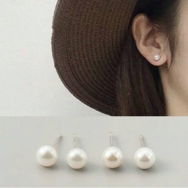 Anting mutiara / giwang / anting wanita