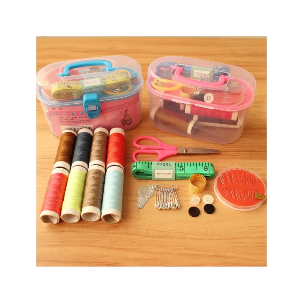  Alat Jahit  Travel Portable Jait Sewing Set Warna Random 