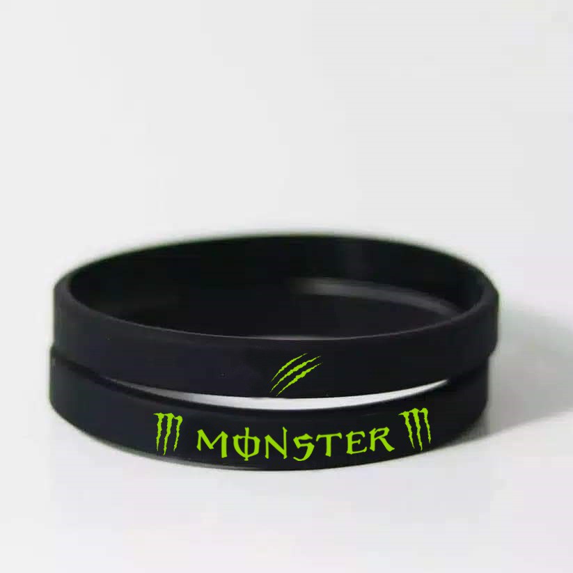 WRISTBAND GELANG KARET MONSTER KEREN MOTOR SPORT MOTOGP GP BISA BAYAR DITEMPAT