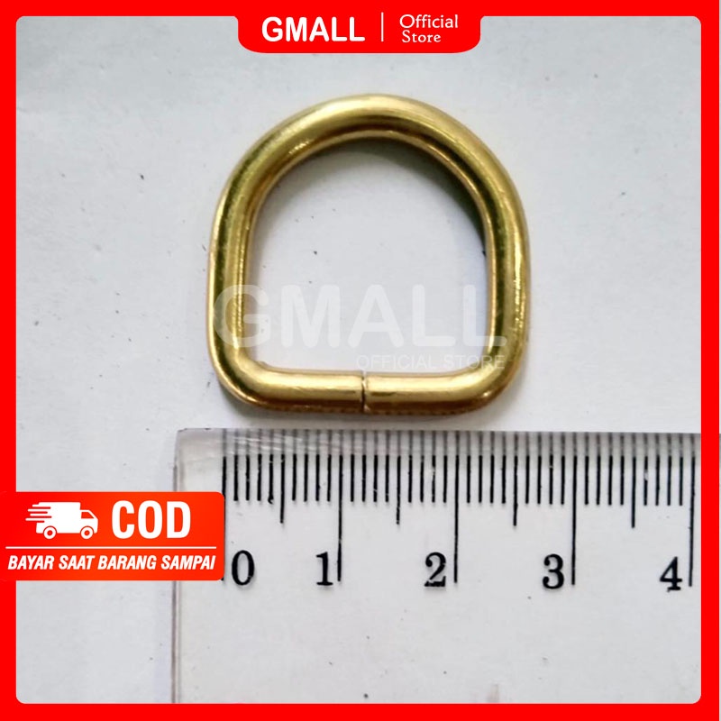 50 pcs Ring D Tas Dompet Besi Tebal Grade A Ukuran 2cm GMALL AC0021