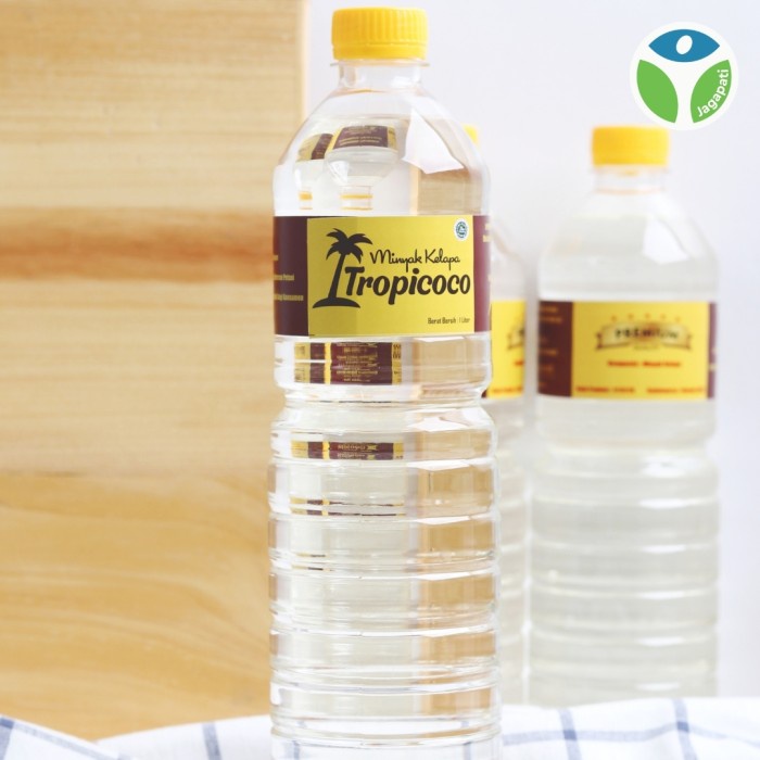 

Fe0Ggg Tropicoco - Minyak Kelapa 1L - Rendah Kolestrol - Coconut Oil 75djbfv