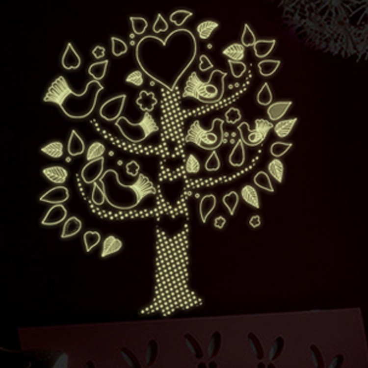 RELIZA Wall sticker | Stiker Dinding 60X90 POHON GLOW IN THE DARK CUTE TREE ABQ9617