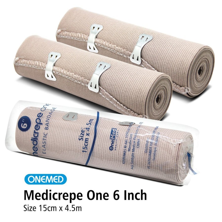 Medicrepe 6 Inch ONEMED / Elastic Verban Elastic Bandage 15cm