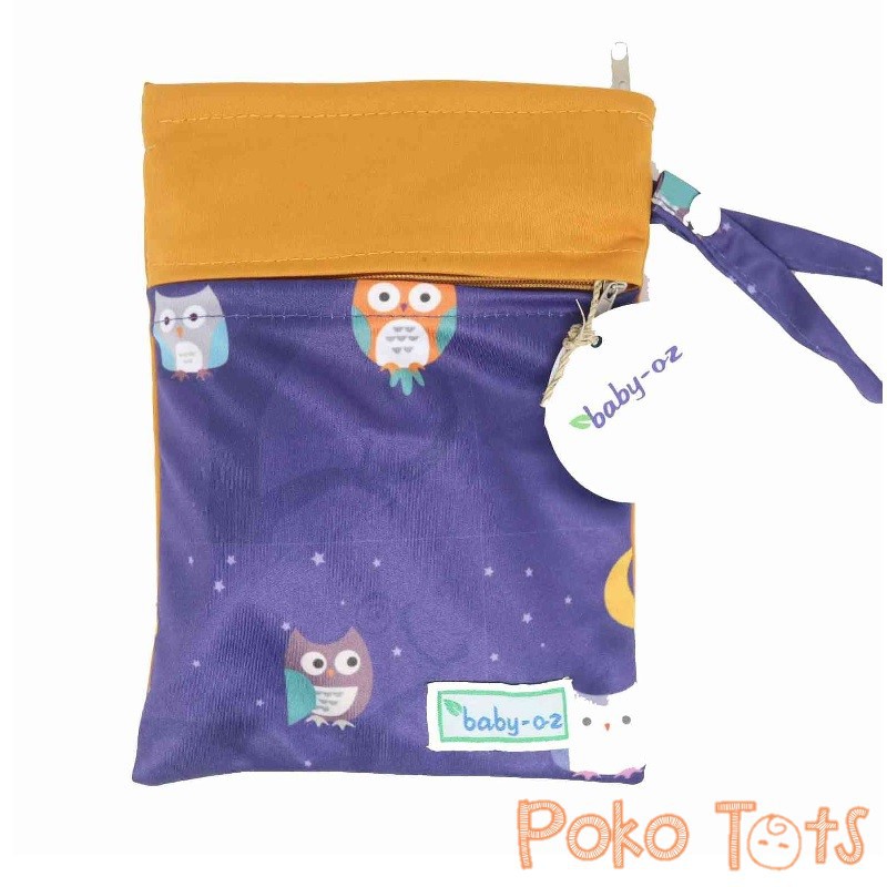 Baby Oz Tote Wet Bag Mini Tas Penyimpanan Anti Air Berukuran Kecil