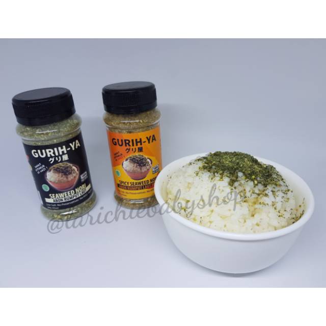 Gurih Ya gurihya seaweed nori seasoning bottle botol 45gr POUCH 25gr BONITO