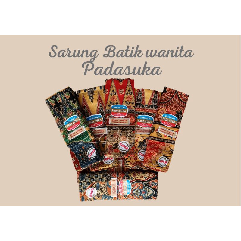KAIN SARUNG WANITA PADASUKA SARUNG JARIK SAMPING KEBAT PANJANG KAIN PANJANG JARIK