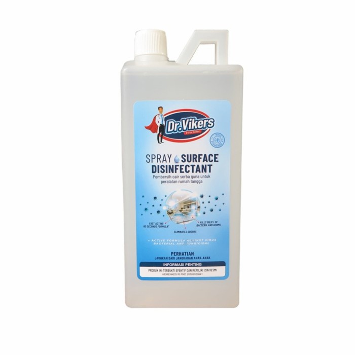 Dr Vikers Disinfektan 1 Ltr / disinfektan cair