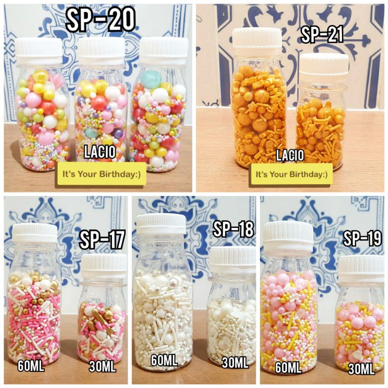 

Edible Sprinkles 60gr Trimit Cake decoration red pink blue white purple star heart pearl (3)