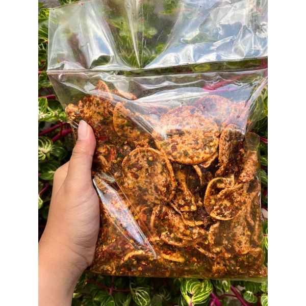 

500gr - Basreng Koin Pedas Daun Jeruk