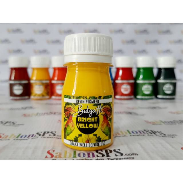 PIGMEN PEWARNA RESIN BRIGHT YELLOW /PEWARNA RESIN KUNING CERAH 45GR