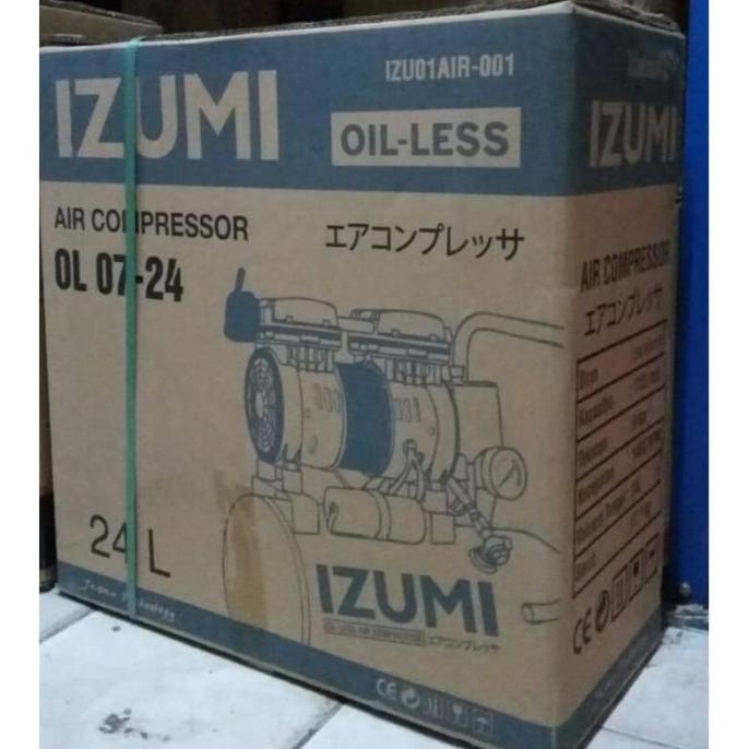 siap kirim] Kompresor Angin Oiless IZUMI OL 07-24 24 Liter Kompresor IZUMI
