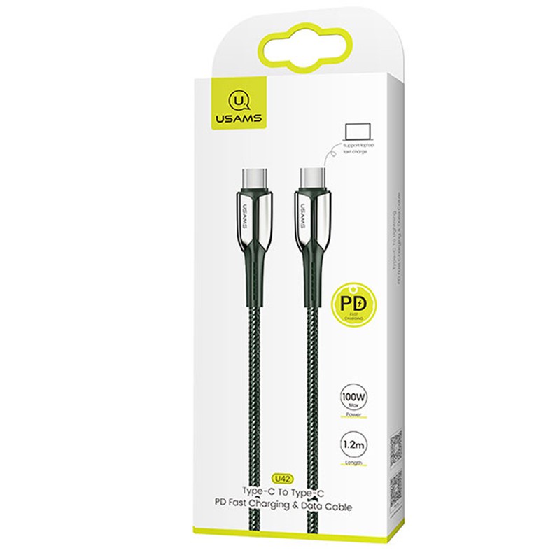 USAMS U42 Type-C to Type-C 100W PD Fast Charging Data Cable