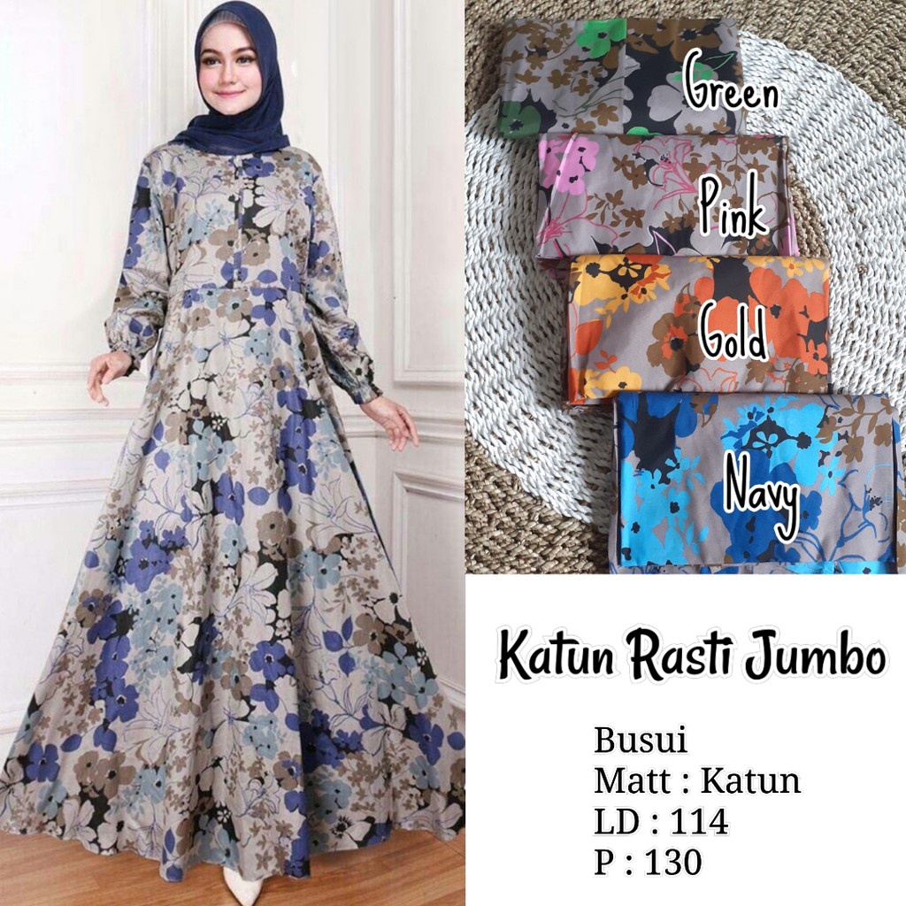 [ katalog 1 ] GAMIS MOTIF KATUN MONALISA MOTIF JANDA BOLONG - RASTI - Gamis BEST SELLER