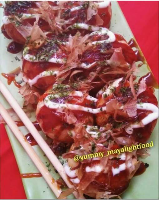 Paket lengkap bahan takoyaki+gurita 100gr okonomiyaki halal dan murah