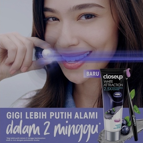 Close Up White Attraction Acai Berry 2.5X Whitening Power Pasta Gigi 100gr