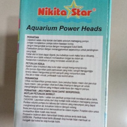 NIKITA STAR NS 1600 MESIN POMPA AQUARIUM